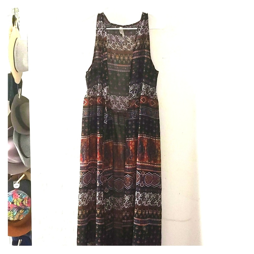 Bohemian Flowing Vest / Kimono